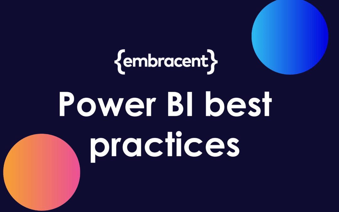power bi best practices